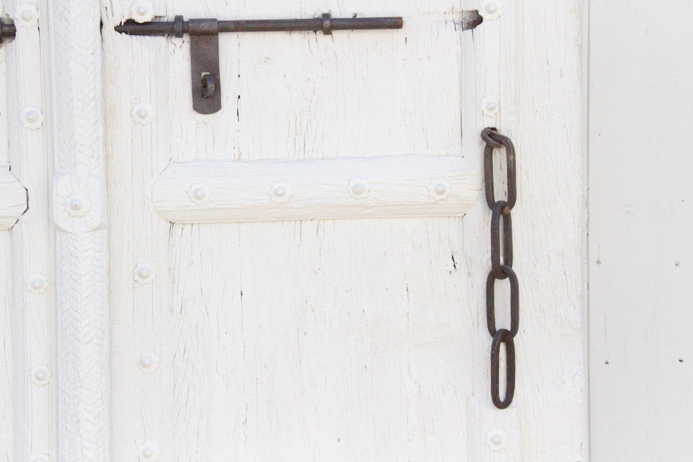 Pair of Antique Arched Entrance Doors