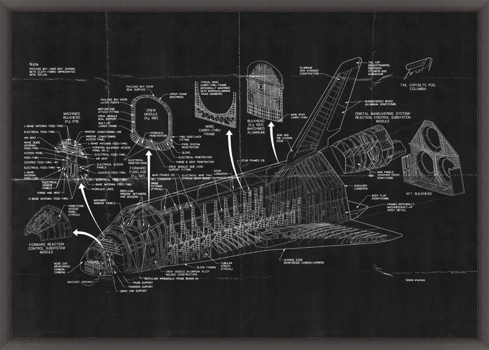 Space Race Diagram 2, Giclee Reproduction Artwork