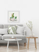 "Cactus Planters" Framed Painting Print