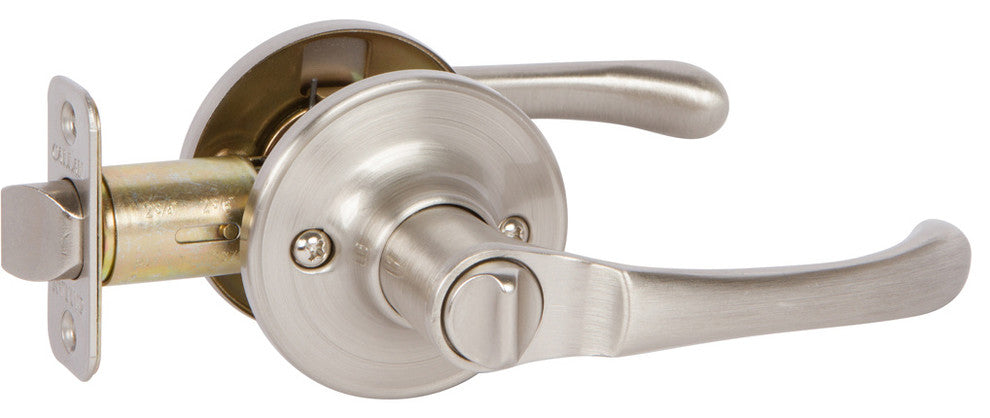 Callan Newport Privacy Lever Set, Satin Nickel