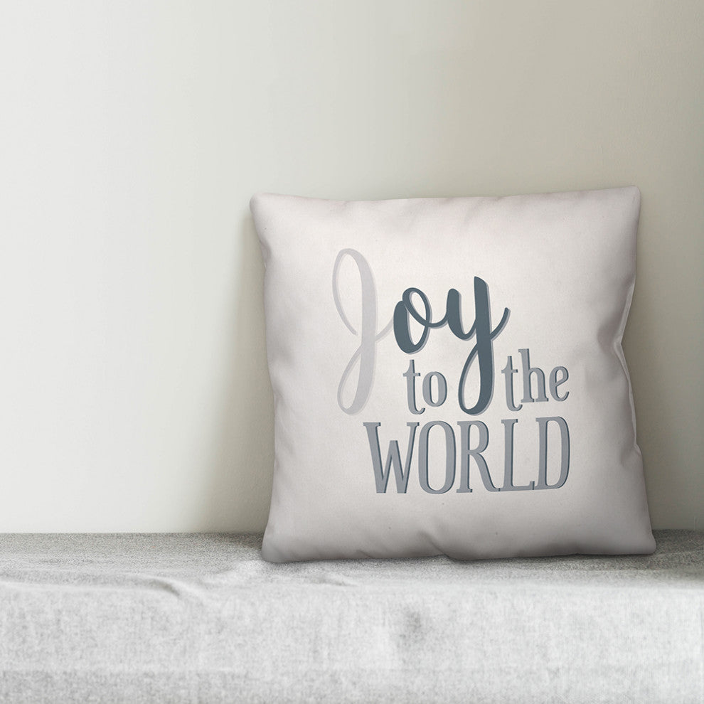 Oy to the World 18"x18" Throw Pillow
