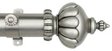 Imperial Curtain Rod, Satin Nickel, 66"-120"