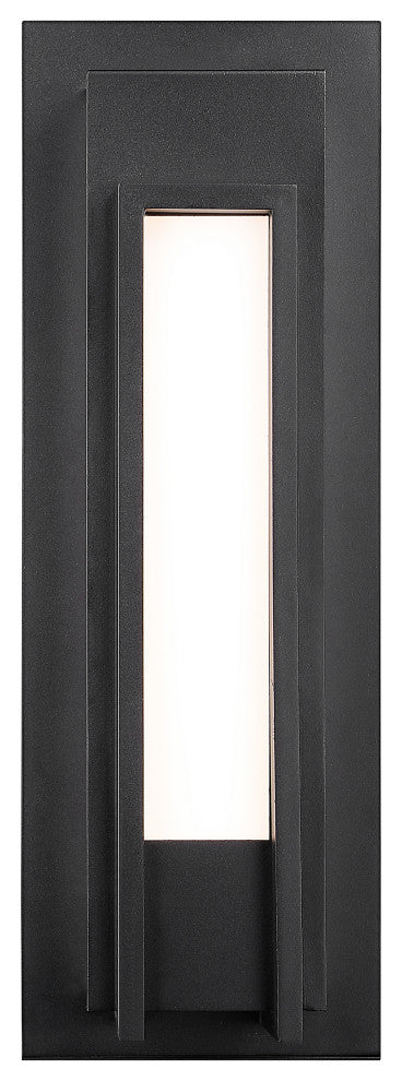 Zlite 520M-BK-LED 1-Light Outdoor Wall Sconce, White