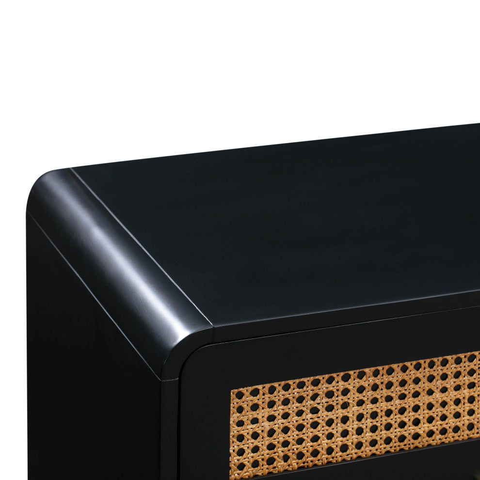 Christine 6 Drawer Dresser - Black