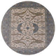 Ahgly Company Indoor Round Mid-Century Modern Area Rugs, 7' Round