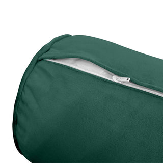 STYLE V6 Full Velvet Pipe Trim Indoor Daybed Bolster Pillow |COVER ONLY| AD317