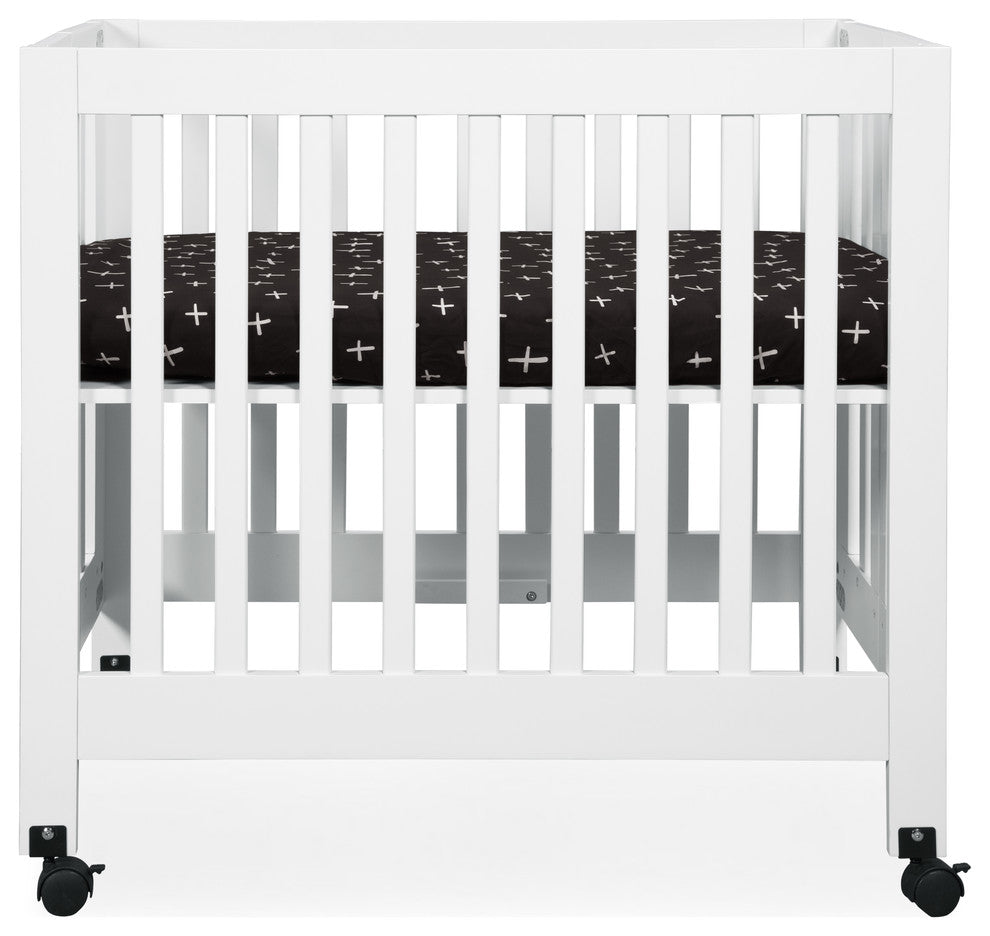 Babyletto Tuxedo Monochrome Cross Mini Crib Sheet
