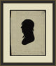 Colonial Male Silhouette 3, Giclee Reproduction Artwork