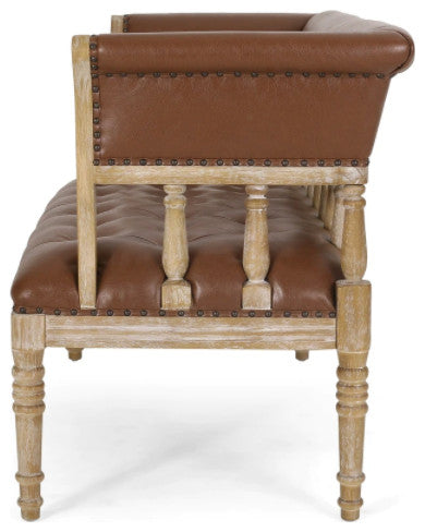 Upholstered Tufted Loveseat