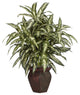 Aglonema With Decortaive Vase Silk Plant
