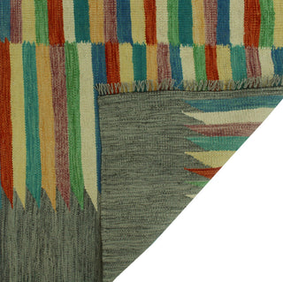 Winchester Kilim Khaleeq Rust/Blue Rug, 4'0x5'10