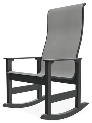 Leeward Sling Outdoor Supreme Rocker, Alloy/Graphite