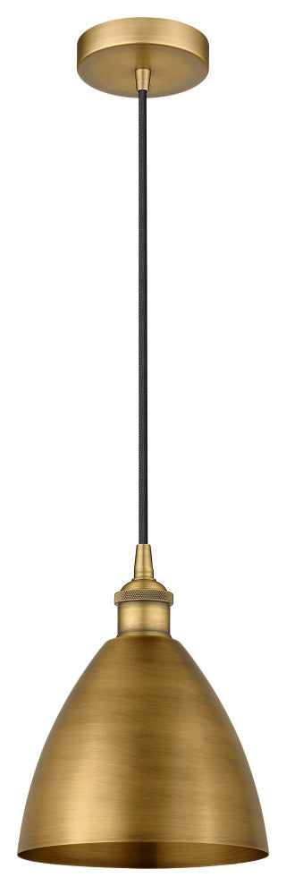 Innovations 616-1P-BB-MBD-75-BB 1-Light Mini Pendant, Brushed Brass