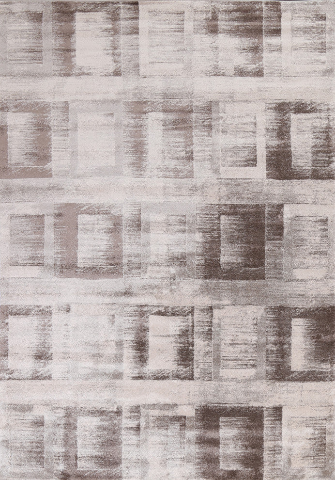 Geometric Transitional Oriental Turkish Rug Contemporary Carpet 8x10