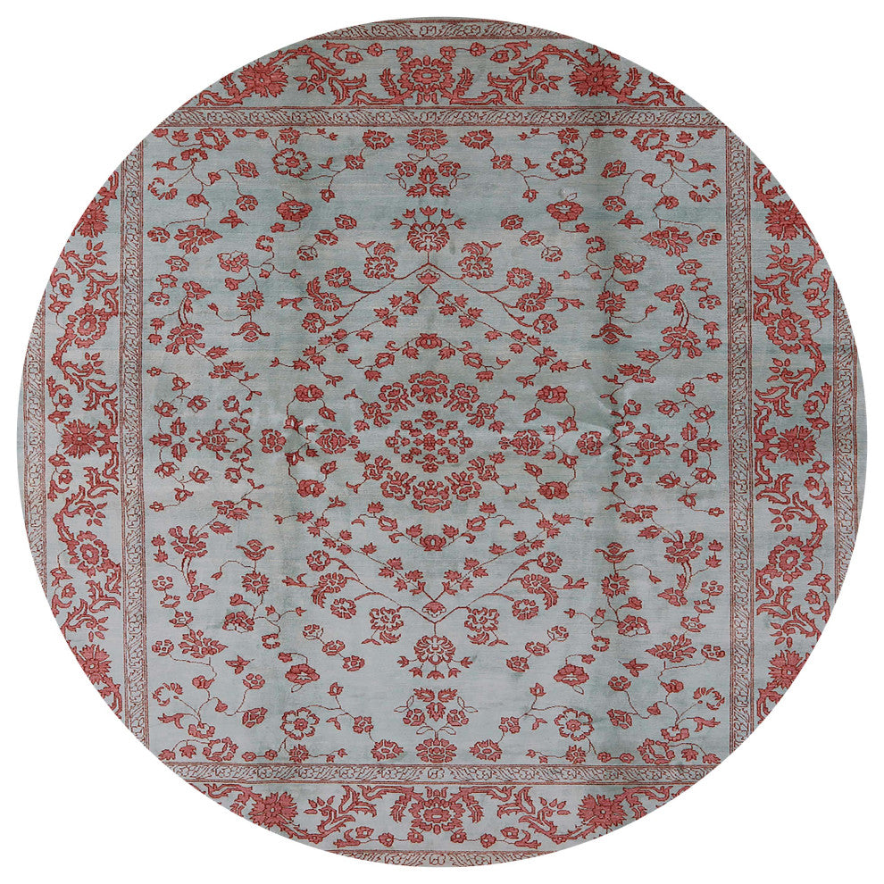 Ahgly Company Indoor Round Mid-Century Modern Area Rugs, 7' Round