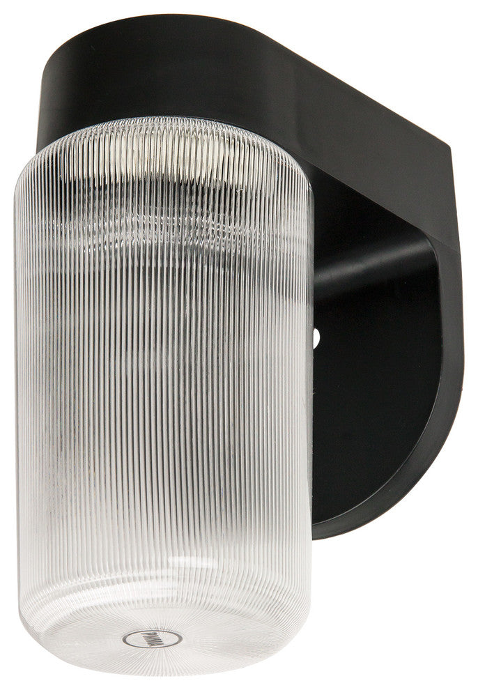 Energy Saving Jar Style Outdoor Fixture Black Acrylic Lens