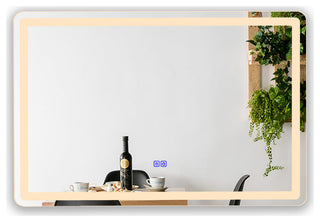 SPECULO Back Lit LED Mirror 4000K Warm White 36inches Wide