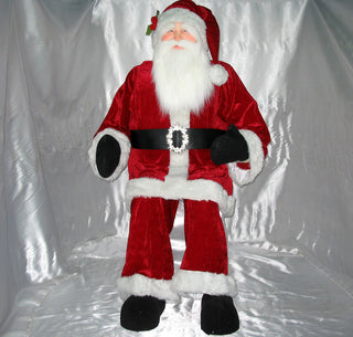 Vickerman 6' Red Velvet Standing or Sitting Santa - C896010