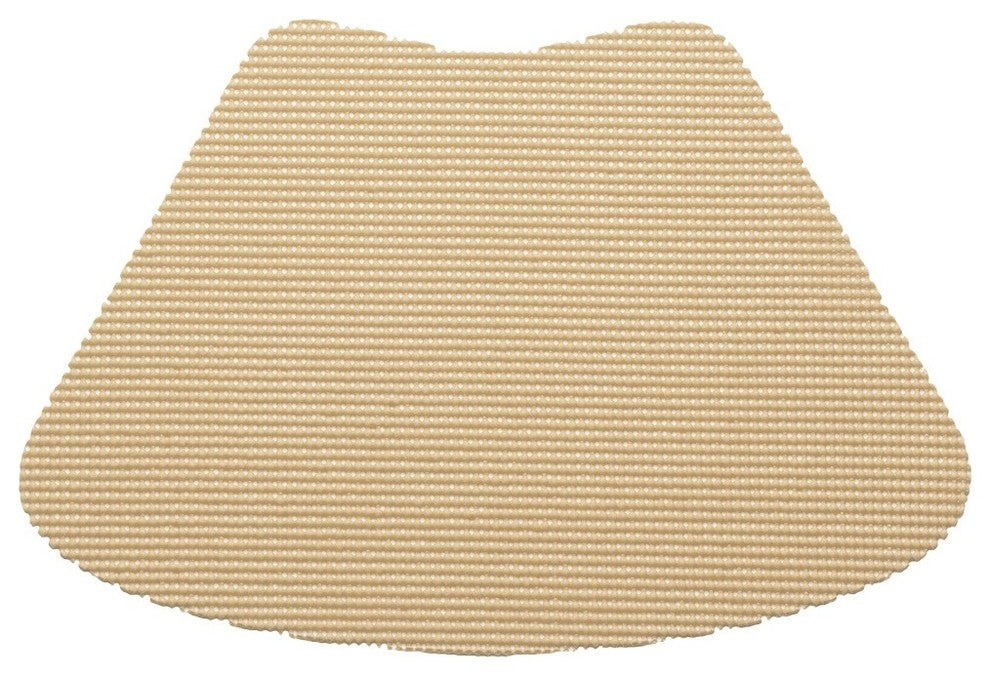 Kraftware Fishnet Tan Wedge Placemats, Set of 12