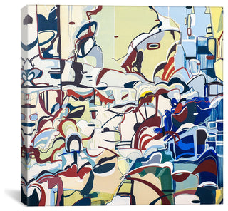 "Water Fell" by Rebecca Moy, 26"x26"