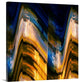 "City at Night IV" Wrapped Canvas Art Print, 20"x20"x1.5"