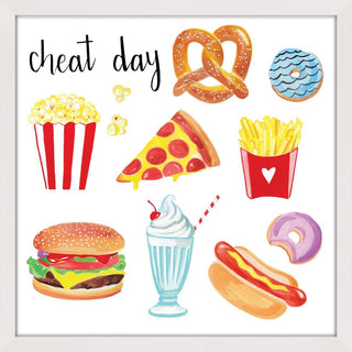 "Cheat Day" Framed Print by Molly Rosner