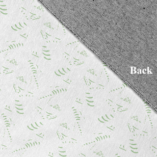 Muted Bongo Rug, Light Green, 5'x7'