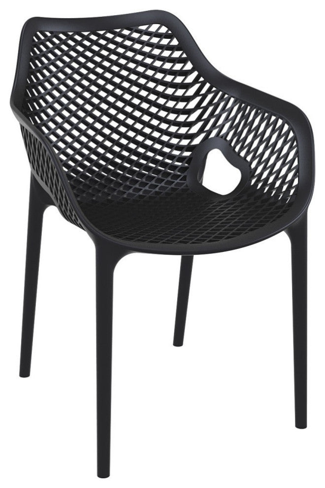 Air XL Extension Dining Set 11-Piece Black