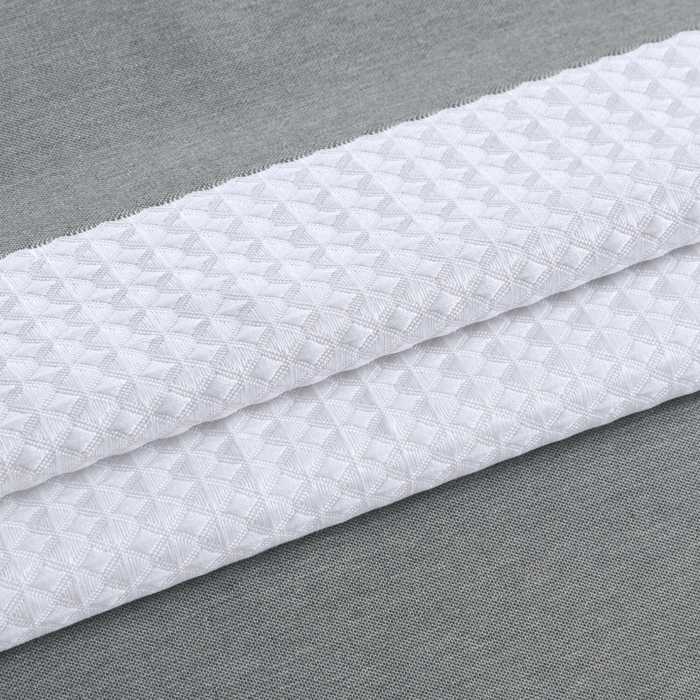 Madison Park Spa Waffle Shower Curtain With 3M Treatment