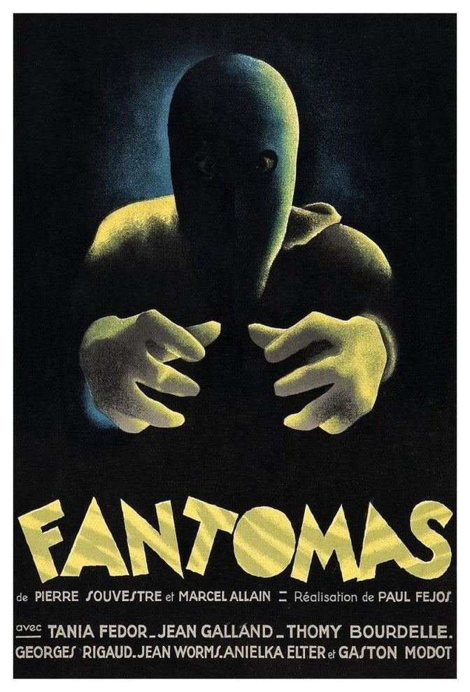 "Vintage Film Posters: Phantoms "Fantomas" Paper Print, 42"x62"