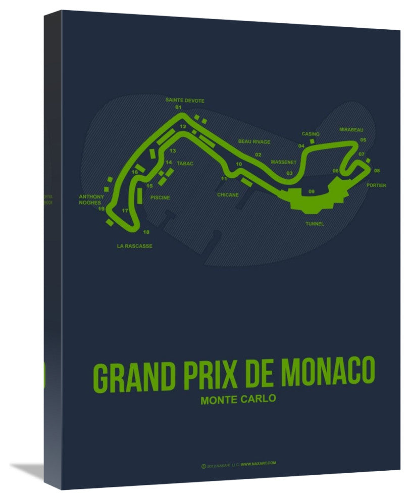 "Monaco Grand Prix 2" Fine Art Print