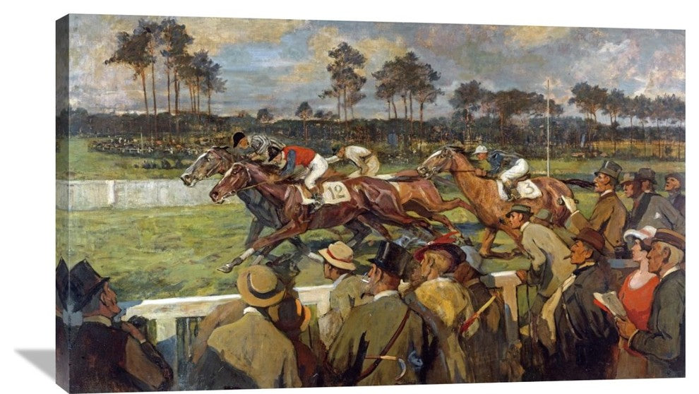 "Racing, Hoppe-Garden, Berlin" Artwork, 40" x 24"