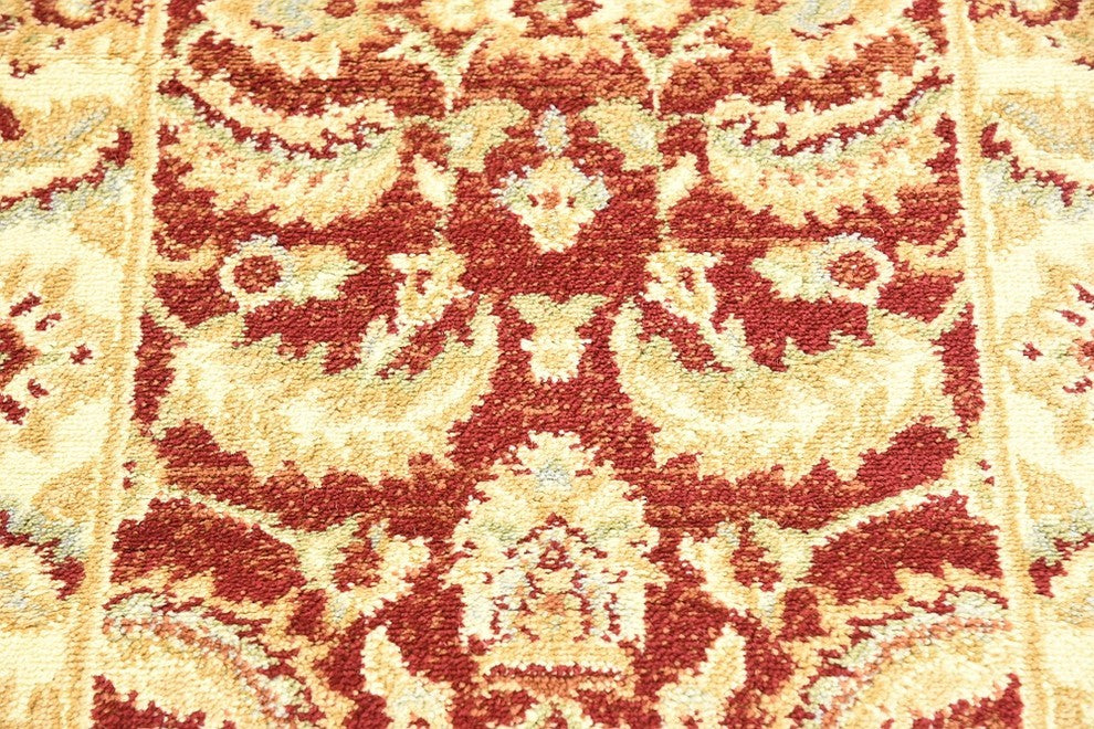 Unique Loom Red Hickory Voyage 2' 2 x 6' 0 Runner Rug