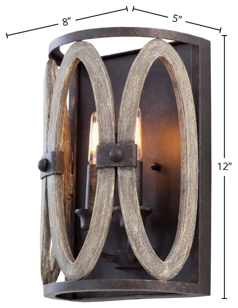 Belmont 2 Light Wall Sconce