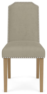Clipped Top Upholstered Chair