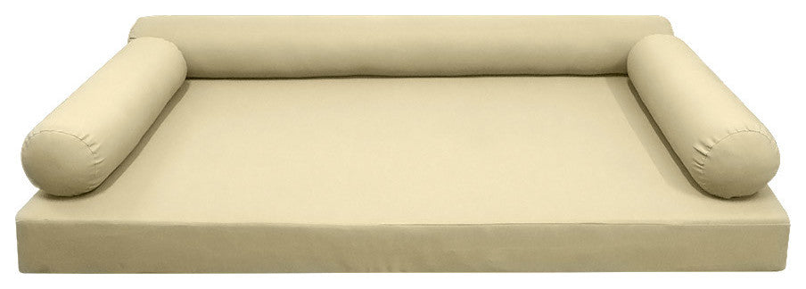 Style6 Twin-XL Knife Edge Bolster Pillow Cushion Outdoor Slip Cover ONLY AD103
