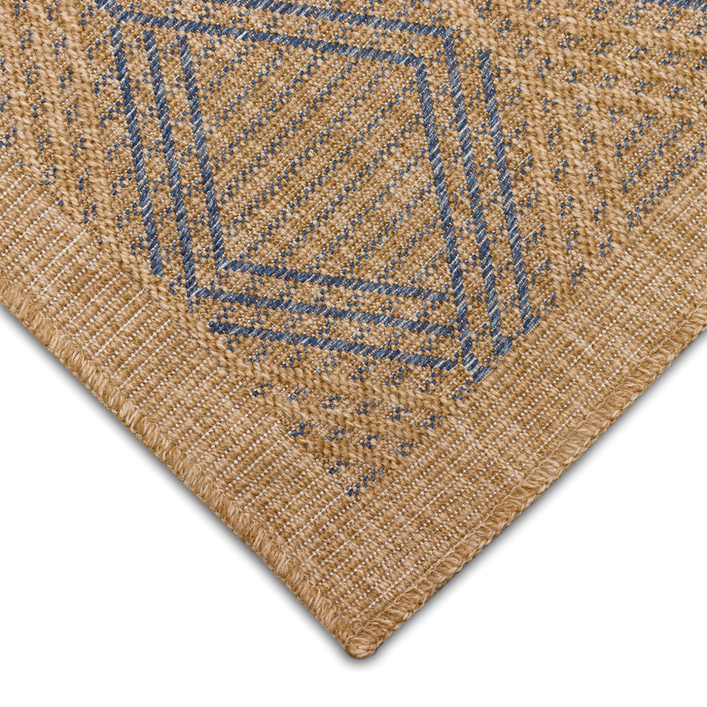 Sahara Links Indoor/Outdoor Rug Navy 1'11"x7'6"