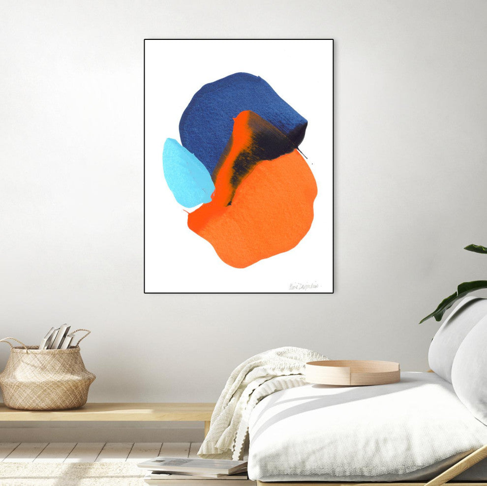 "The space in between 63" Framed Canvas by Giant Art 24"x32"