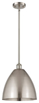 Ballston Dome Pendant, Brushed Satin Nickel, LED