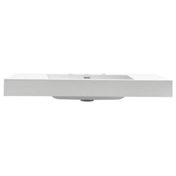 Fresca FVS8010 Mezzo 39" Acrylic Vanity Top - White