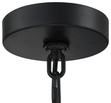 20" 4-Light Bohemian Coastal Drum Chandelier with Seagrass Hand Woven Shade