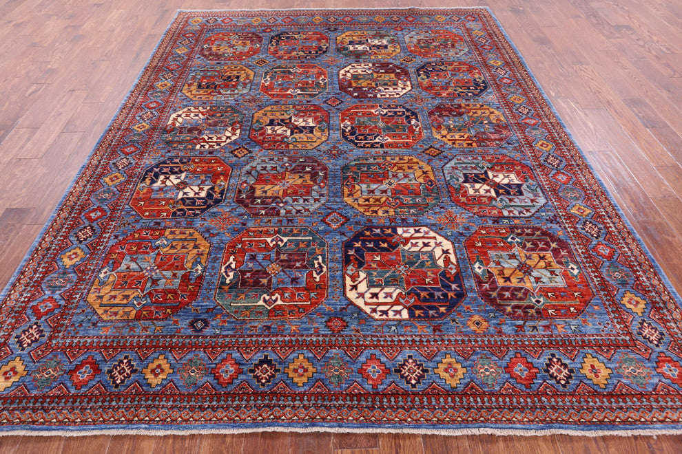 Bokhara Hand Knotted Wool Rug 7' 11" X 10' 0" - Q12428
