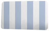 Nantucket Rugby Stripe Stripe Print Bath Mat, Blue, 21"x34"