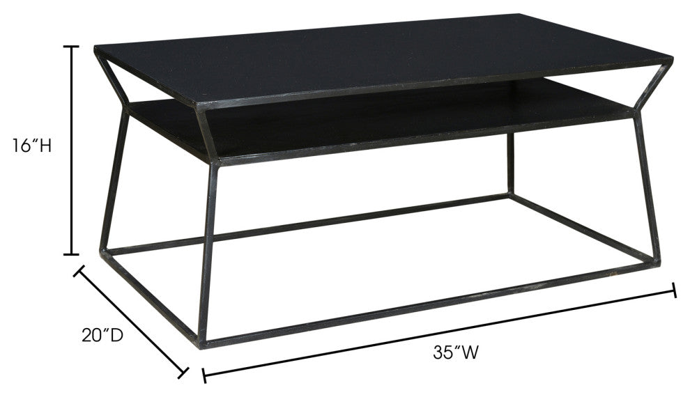 Contemporary Osaka Coffee Table - Black