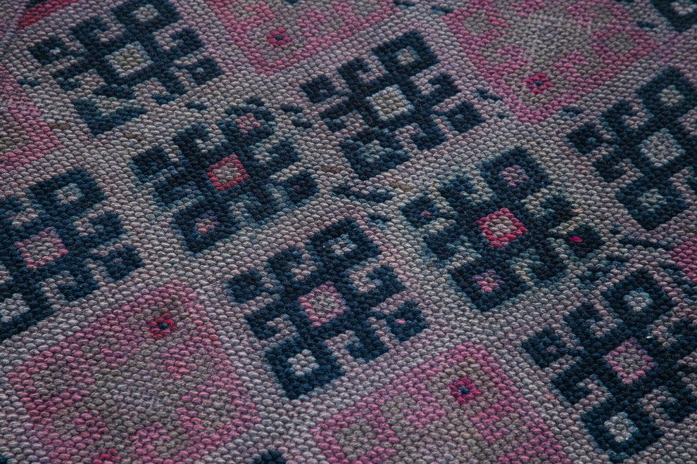 Rug N Carpet - Handmade Turkish 3' 1" x 13' 4" Unique Runner Rug
