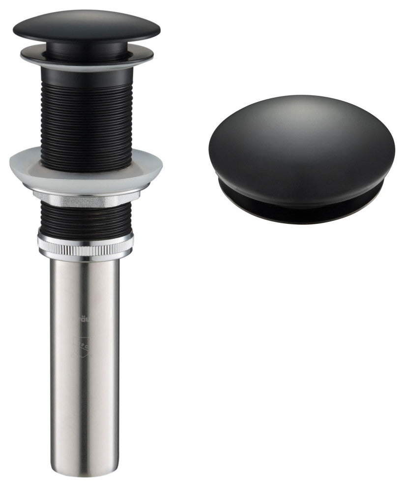 Pop Up Drain, Matte Black
