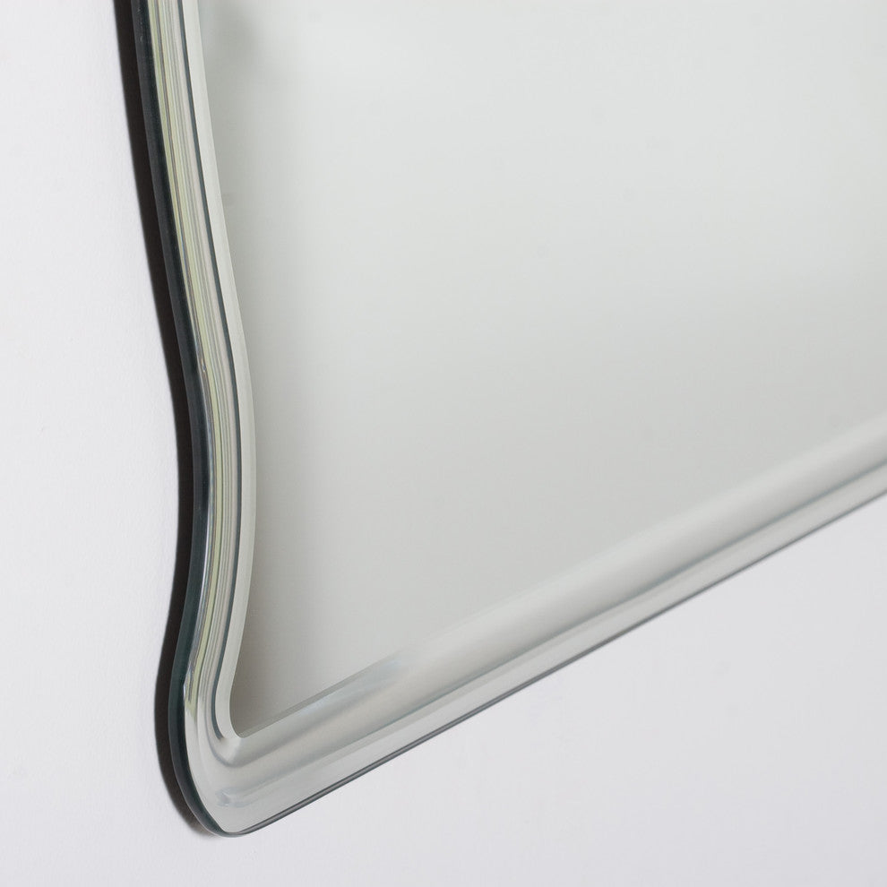 Frameless Wide Wall Mirror