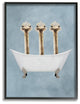 Stupell Industries Three Ostriches In A Bathtub, 24 x 30