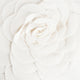 Circular Multicolor Flower Decorative 13"Round Throw Pillow, Ivory, 13"x13"