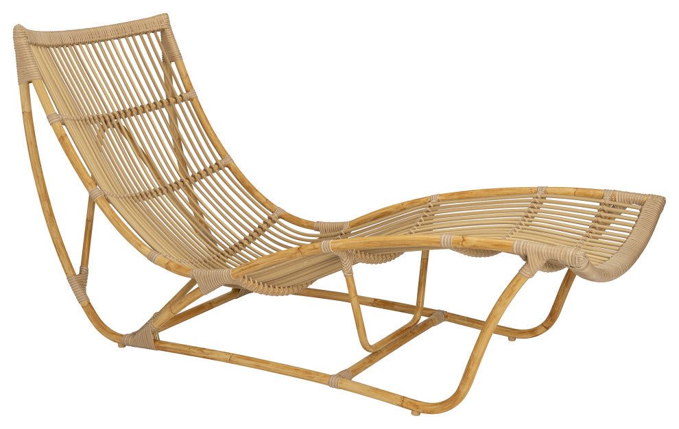 Michelangelo Outdoor Chaise Lounge, Natural